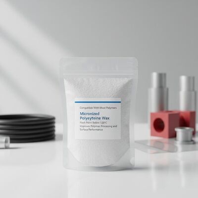Compatible With Most Polymers Micronized Polyethylene Wax Flash Point Below 120°C Improves Polymer Processing and Surface Performance